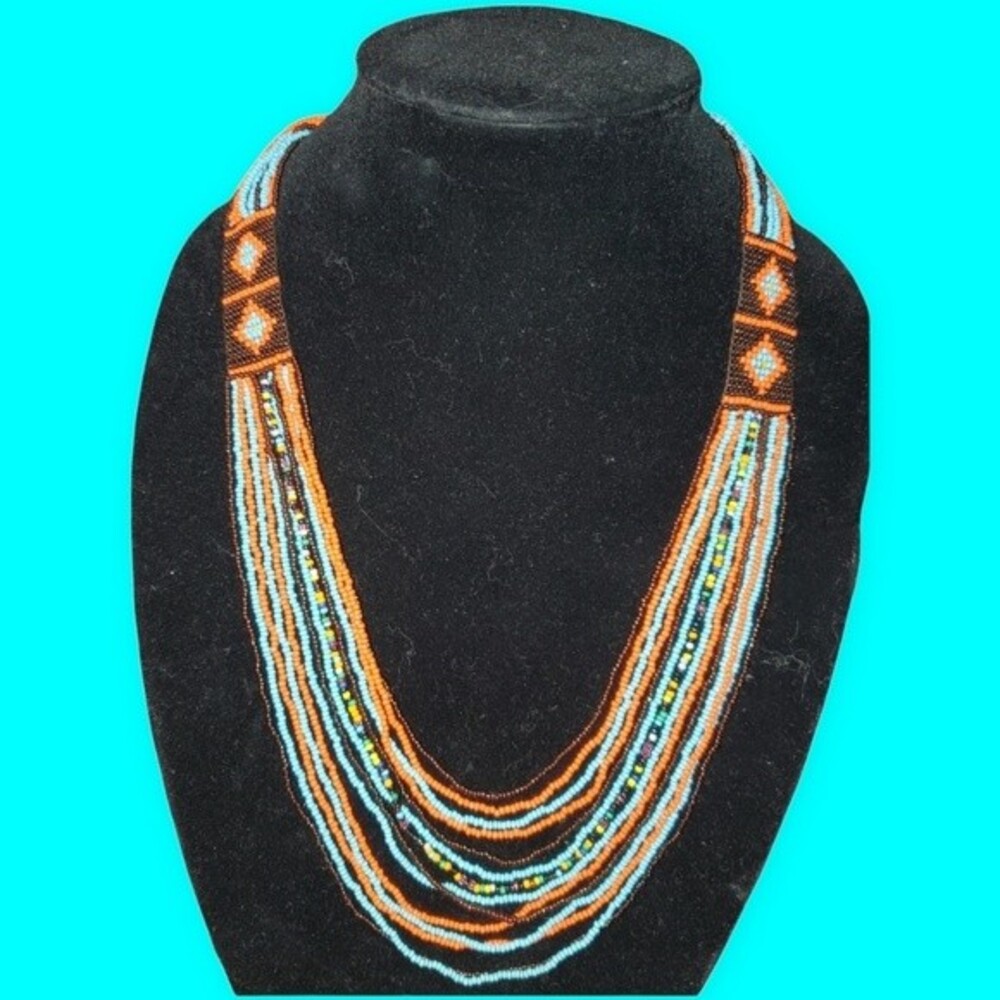 Handmade‎ beaded necklace